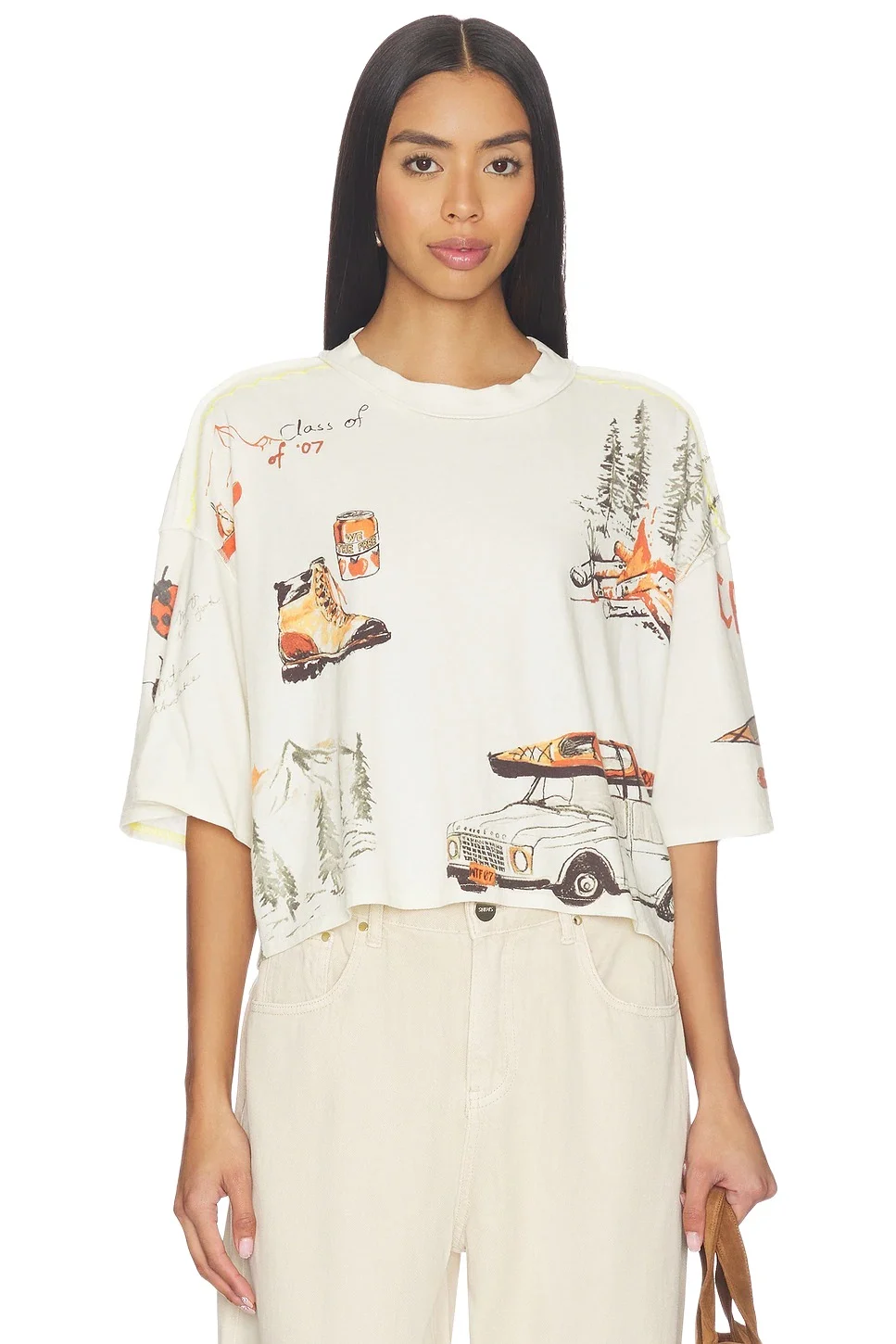 Free People x Mountain View Graphic Tee