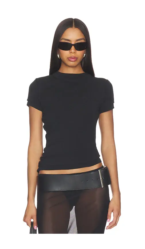 Alexander Wang Layered Short Sleeve Top | Image 1 Alexander Wang Layered Short Sleeve Top | Image 1