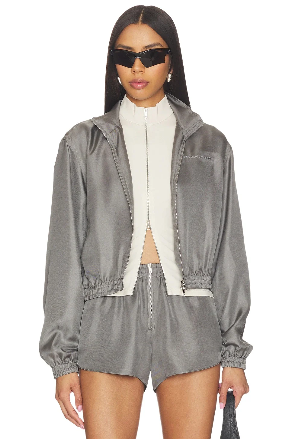 Alexander Wang Cropped Track Jacket