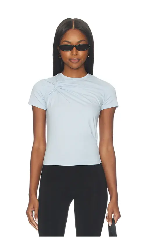 Good American Super Stretch Twist Tee Shirt | Image 1 Good American Super Stretch Twist Tee Shirt | Image 1