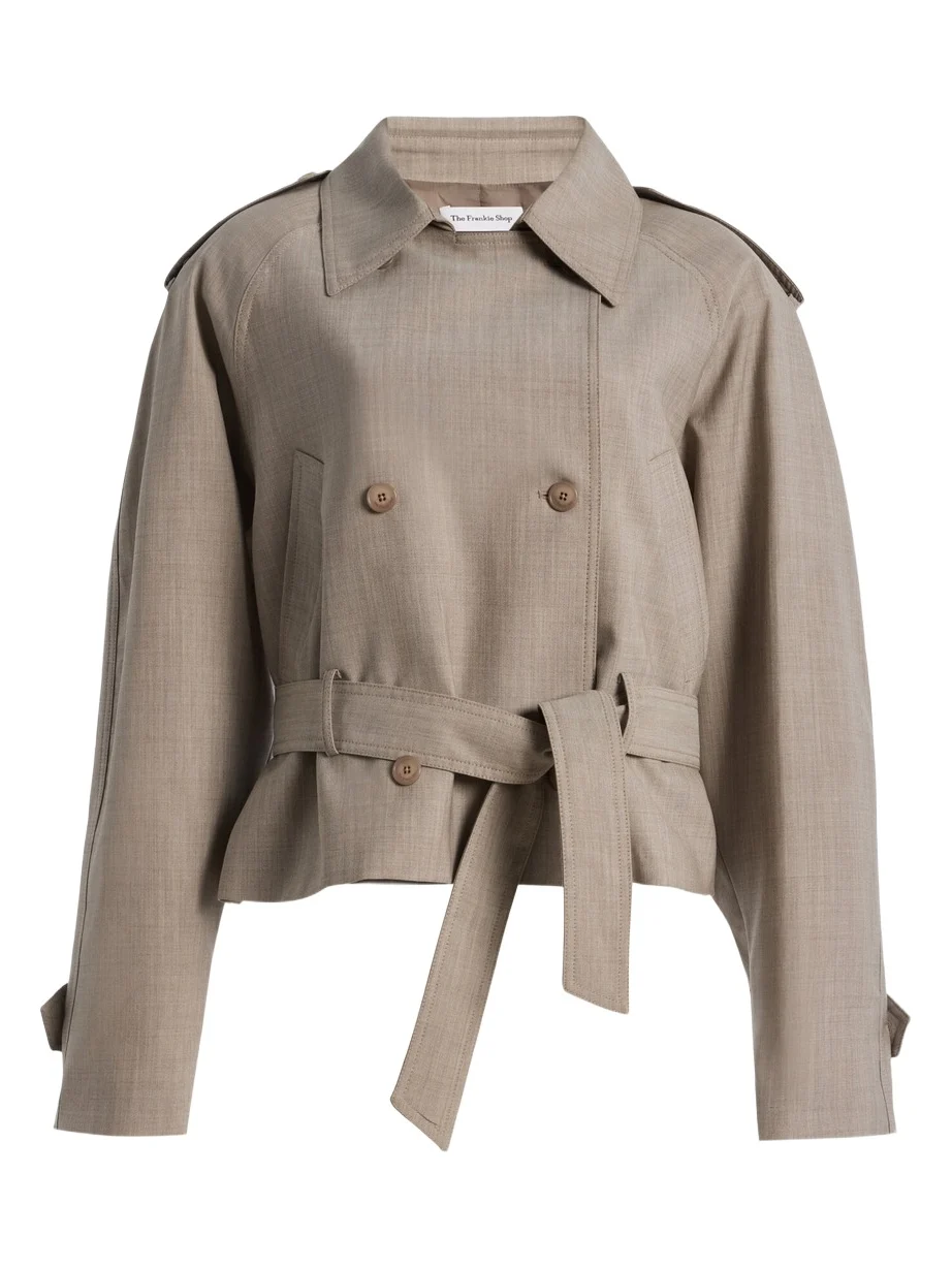 Stan Cropped Trench Coat Stan Cropped Trench Coat