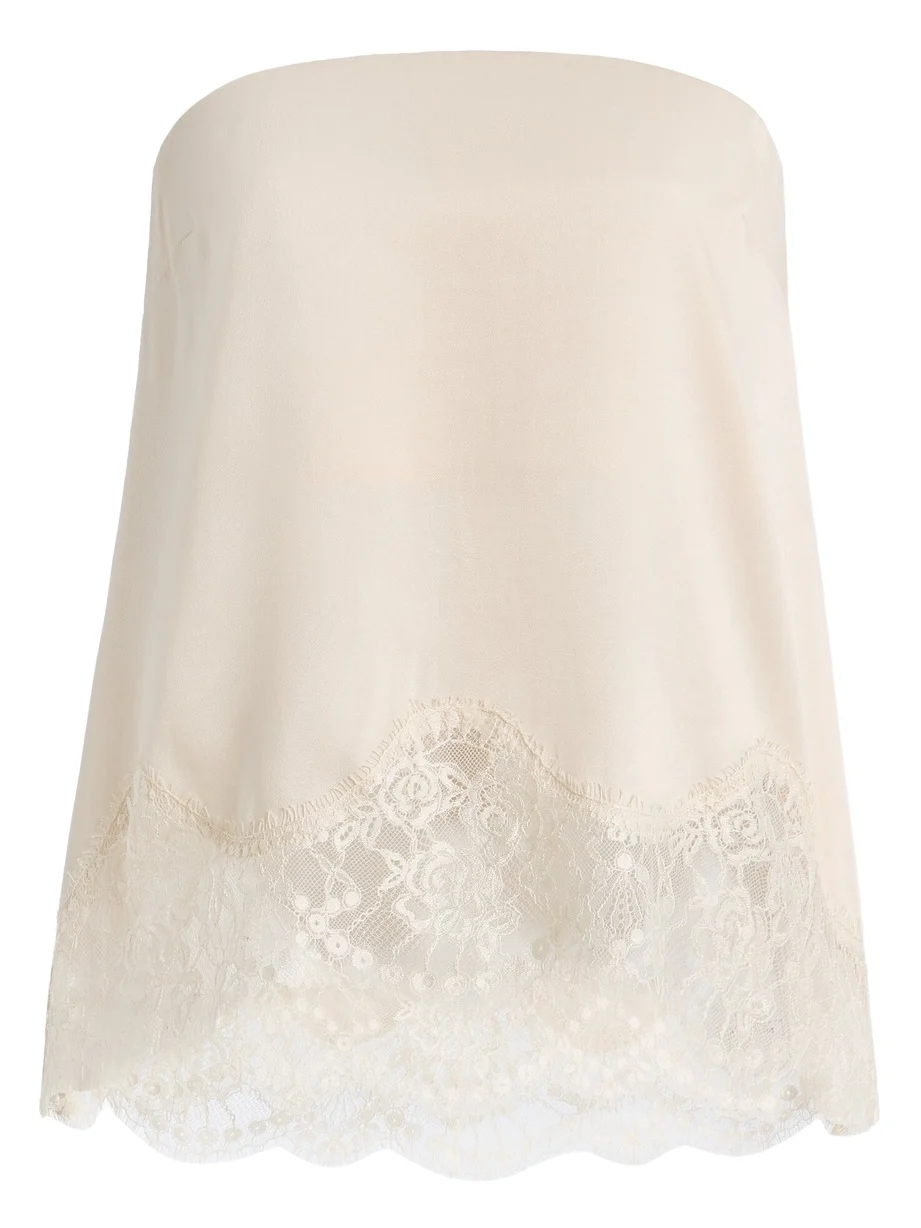 Visions Lace Strapless Top Visions Lace Strapless Top