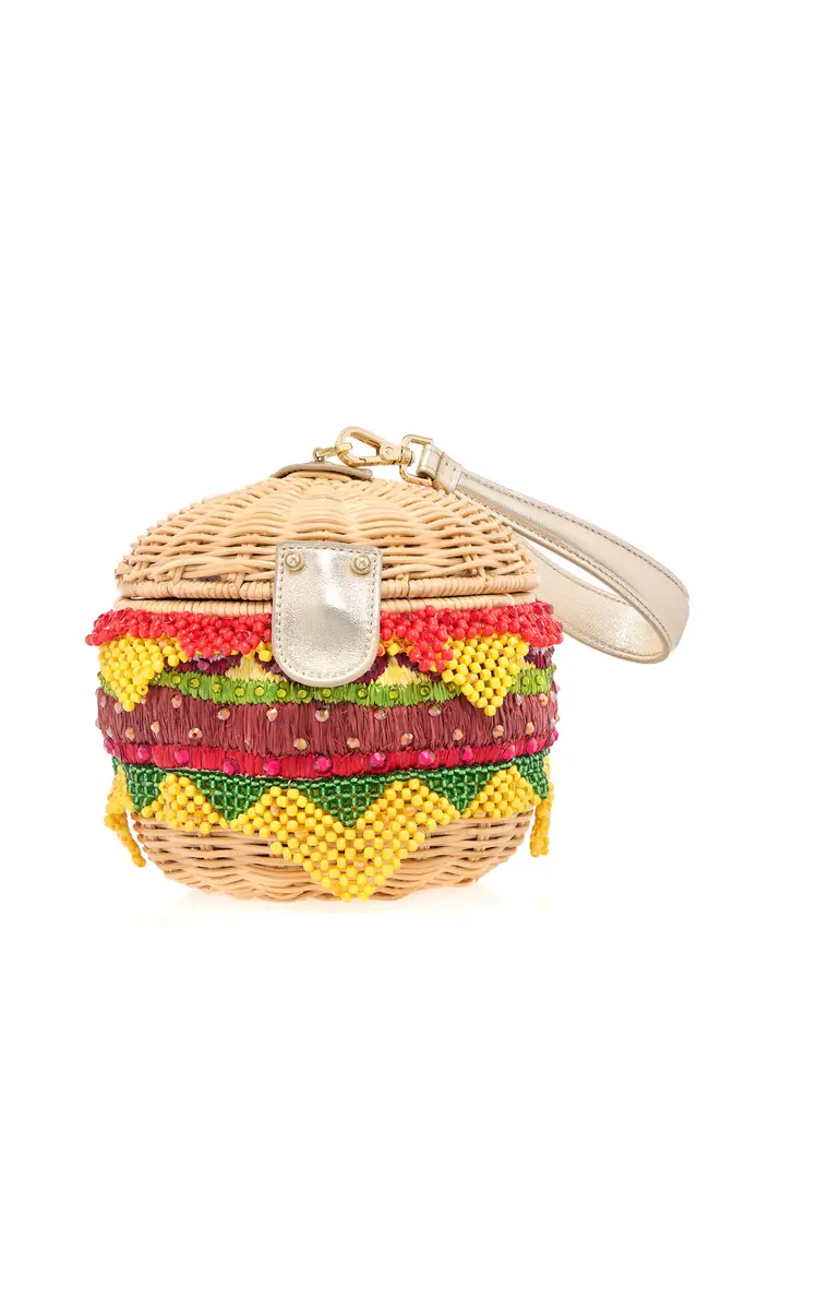 Judith Leiber Couture Deluxe Cheeseburger Basket Clutch | Thumbnail 2