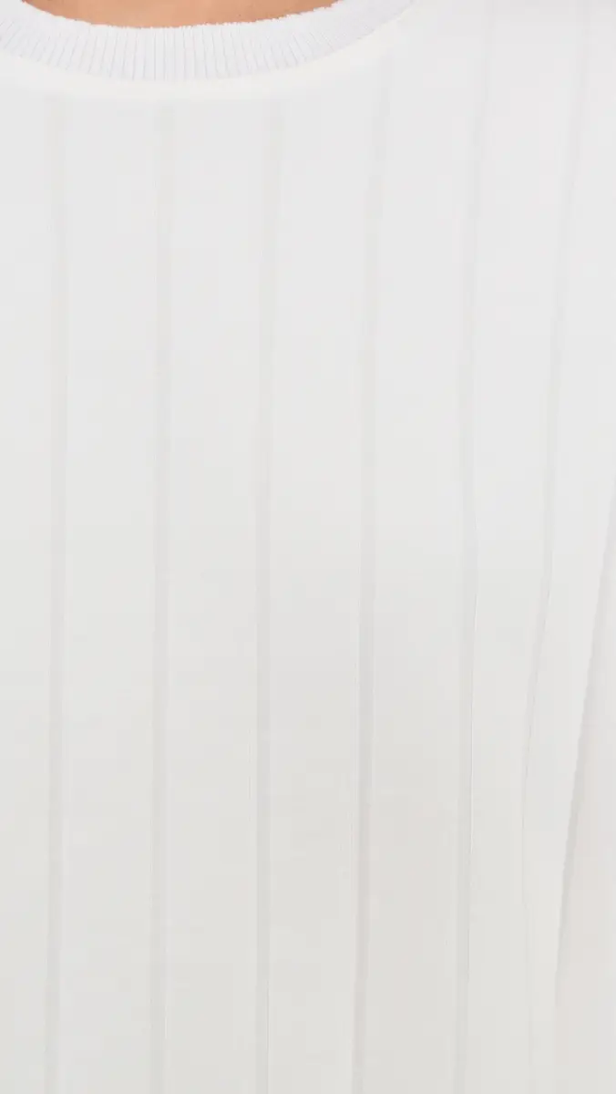 Splendid x @Cellajaneblog Wide Rib Short Sleeve Top White | Thumbnail 6 Splendid x @Cellajaneblog Wide Rib Short Sleeve Top White | Thumbnail 6