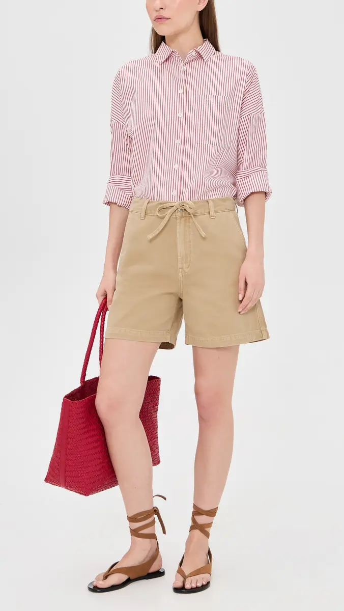 Madewell The Drawstring Shorts Fawn | Thumbnail 5