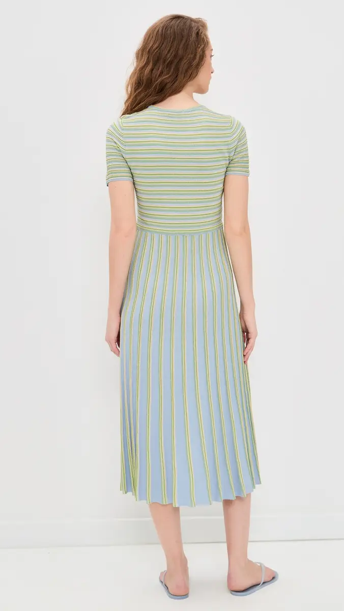Tanya Taylor Emilia Knit Dress Powder Blue ulti | Thumbnail 3
