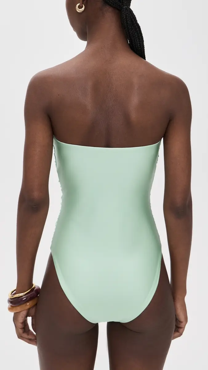 JADE Swim Yara One Piece Seafoam Sheen | Thumbnail 3