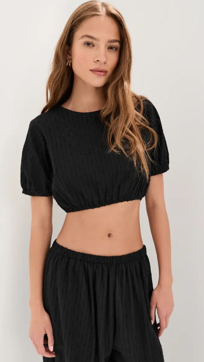 LE BOP Lillian Cropped Blouse | Thumbnail 2 LE BOP Lillian Cropped Blouse | Thumbnail 2