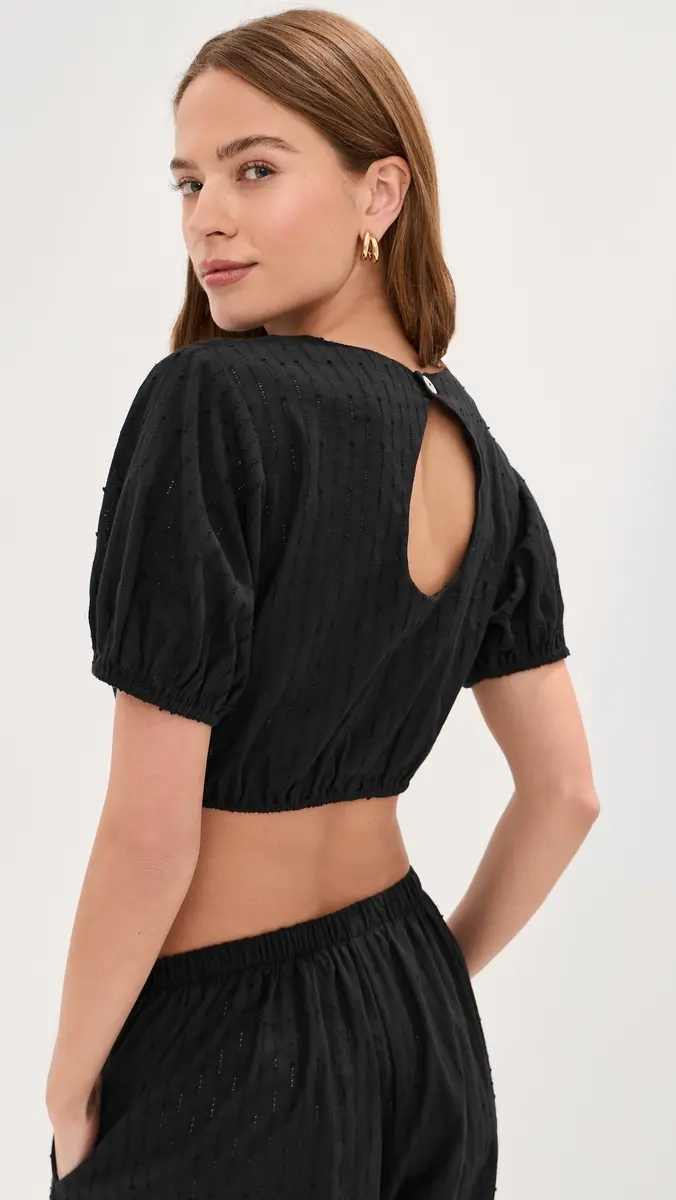 LE BOP Lillian Cropped Blouse | Thumbnail 3 LE BOP Lillian Cropped Blouse | Thumbnail 3