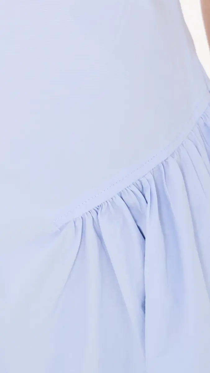 Proenza Schouler White Label Kendall Dress in Tech Cotton Sky | Thumbnail 6
