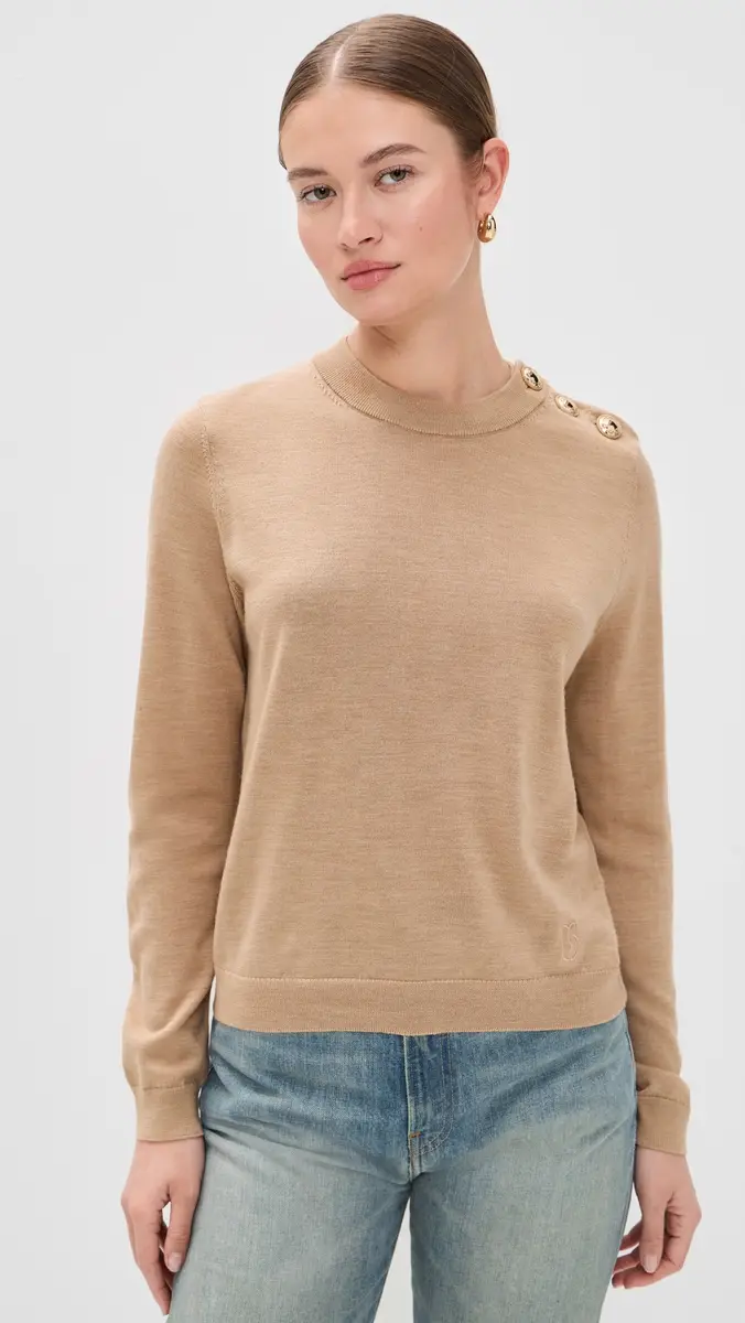 Ba&sh Pull Byleil Sweater Beige Chine | Thumbnail 2 Ba&sh Pull Byleil Sweater Beige Chine | Thumbnail 2