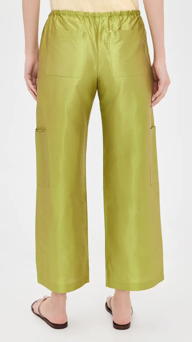 DONNI. DONNI. The Silk Taffeta Drawstring Cargo Pants | Thumbnail 3 DONNI. DONNI. The Silk Taffeta Drawstring Cargo Pants | Thumbnail 3