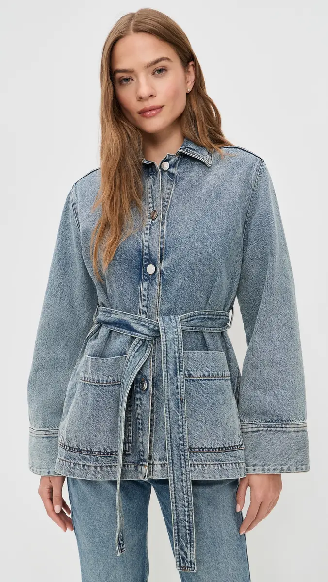Rodebjer Pico Wash Denim Jacket Indigo | Thumbnail 2 Rodebjer Pico Wash Denim Jacket Indigo | Thumbnail 2
