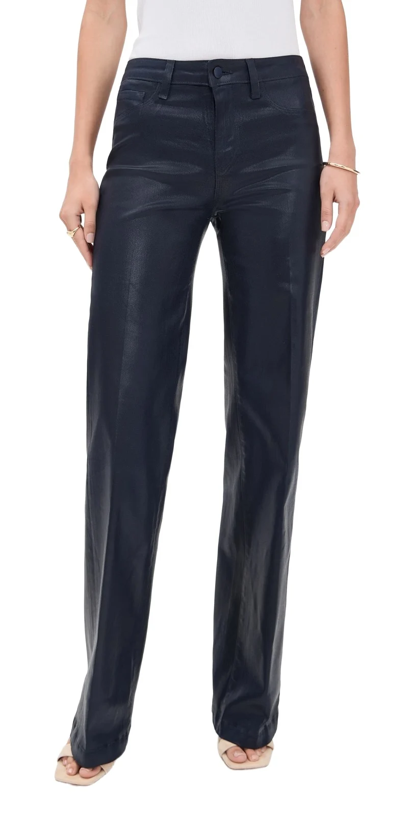 L'Agence Clayton Wide Leg Jeans