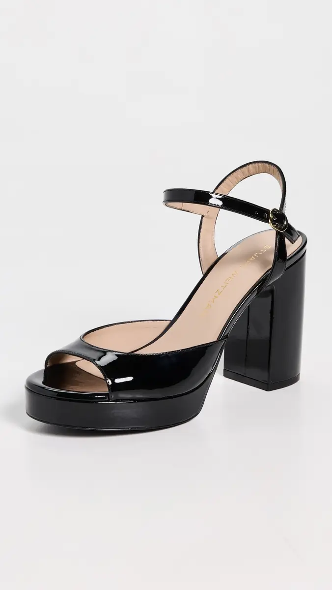 Stuart Weitzman Dayna II Platform Sandals Black | Thumbnail 2 Stuart Weitzman Dayna II Platform Sandals Black | Thumbnail 2
