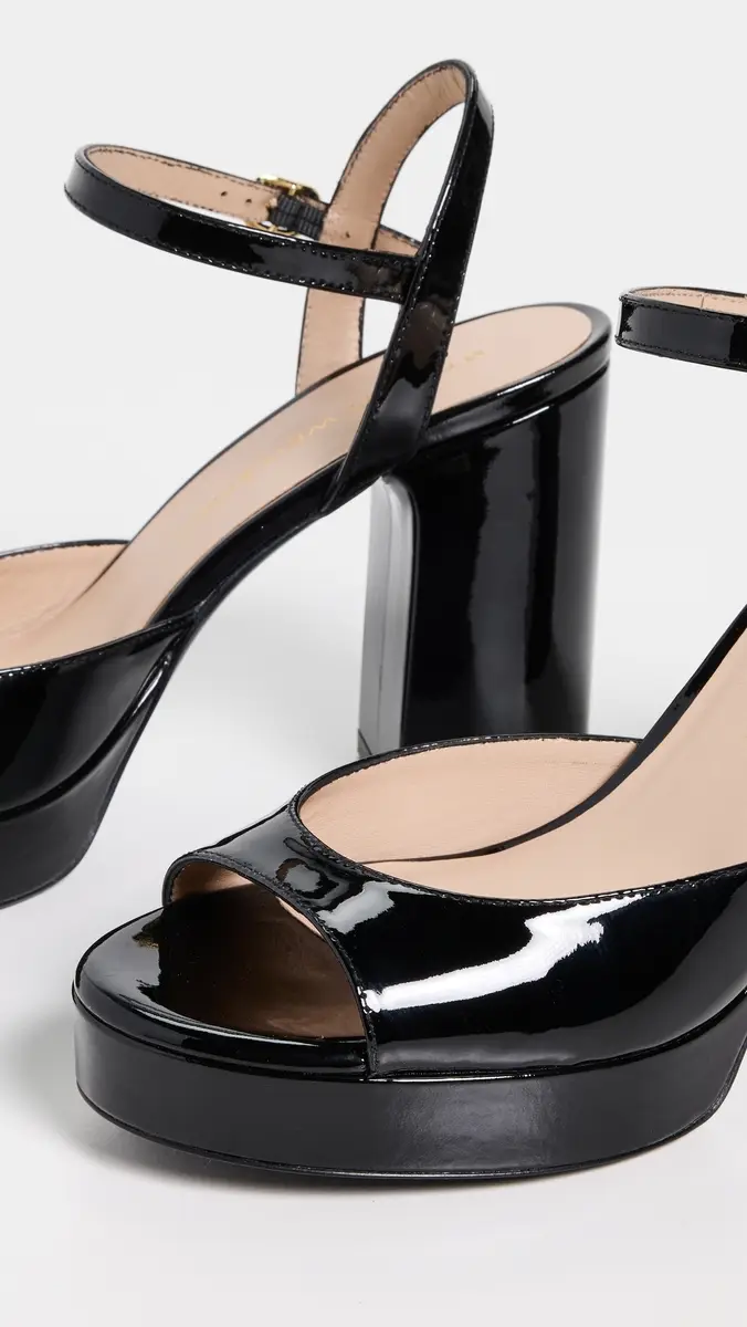 Stuart Weitzman Dayna II Platform Sandals Black | Thumbnail 6 Stuart Weitzman Dayna II Platform Sandals Black | Thumbnail 6
