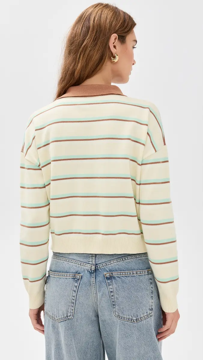 LE BOP Zadie Cropped Polo | Thumbnail 4 LE BOP Zadie Cropped Polo | Thumbnail 4