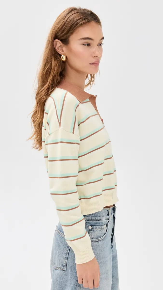 LE BOP Zadie Cropped Polo | Thumbnail 5 LE BOP Zadie Cropped Polo | Thumbnail 5