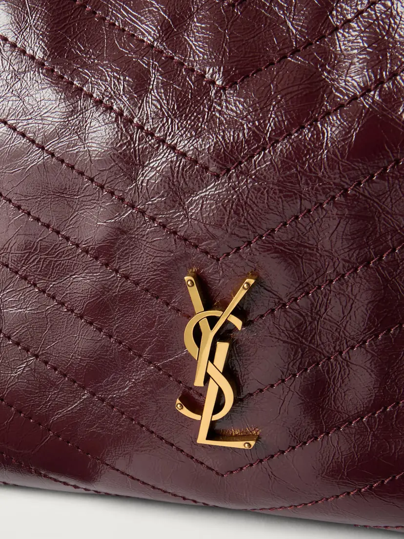 Saint Laurent Niki Small Crinkled-leather Tote | Thumbnail 5