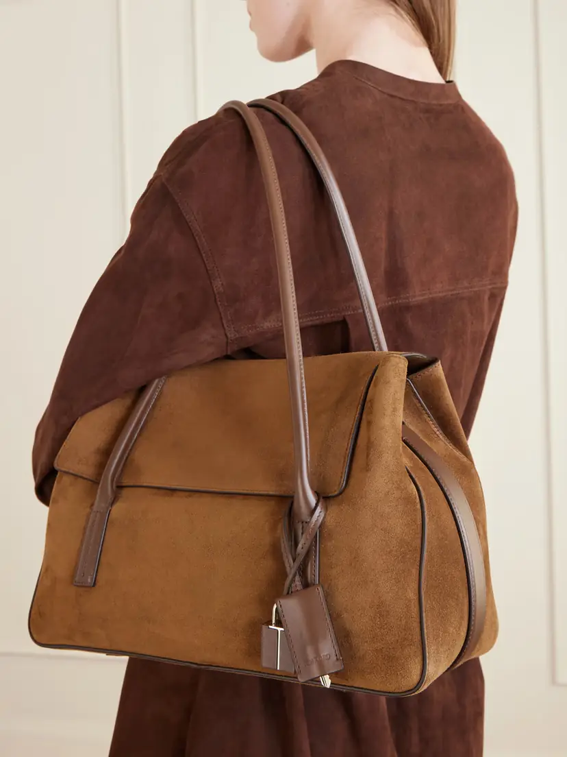 Tom Ford Suede Shoulder Bag | Thumbnail 2 Tom Ford Suede Shoulder Bag | Thumbnail 2