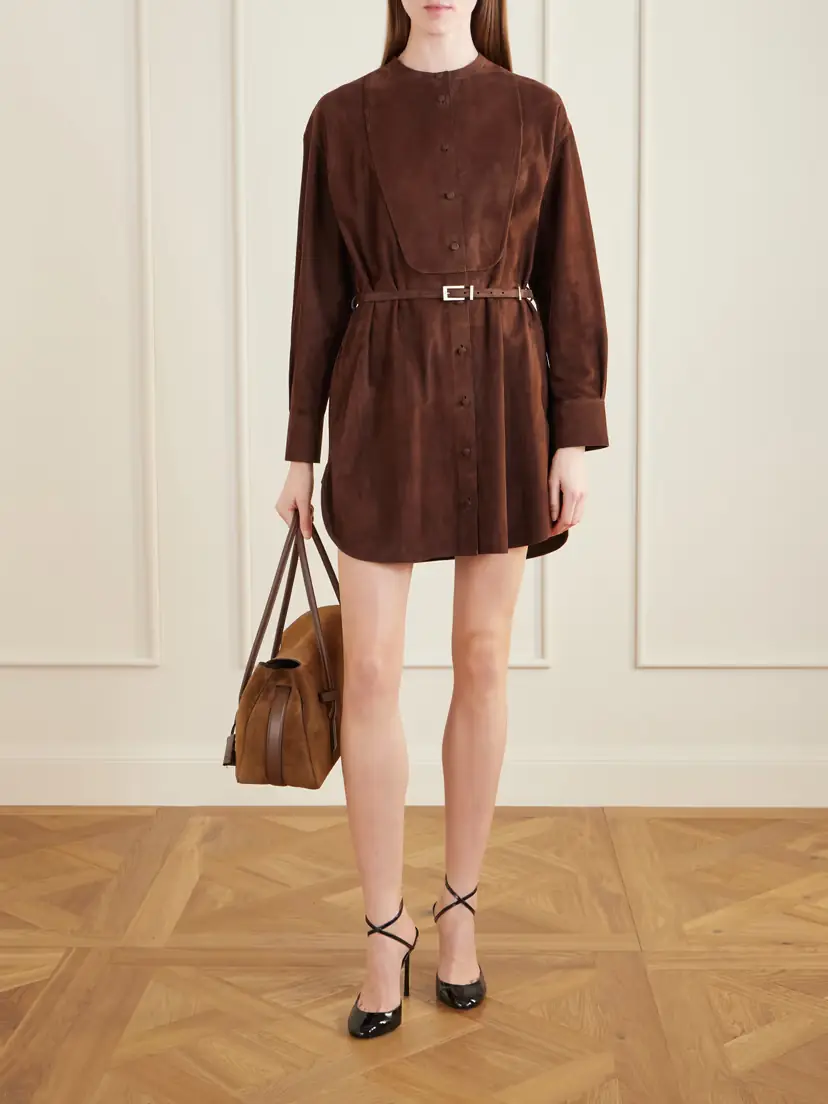 Tom Ford Suede Shoulder Bag | Thumbnail 3 Tom Ford Suede Shoulder Bag | Thumbnail 3