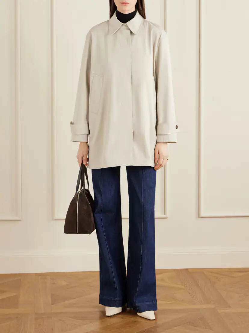 Theory Cotton-blend Gabardine Trench Coat | Thumbnail 2