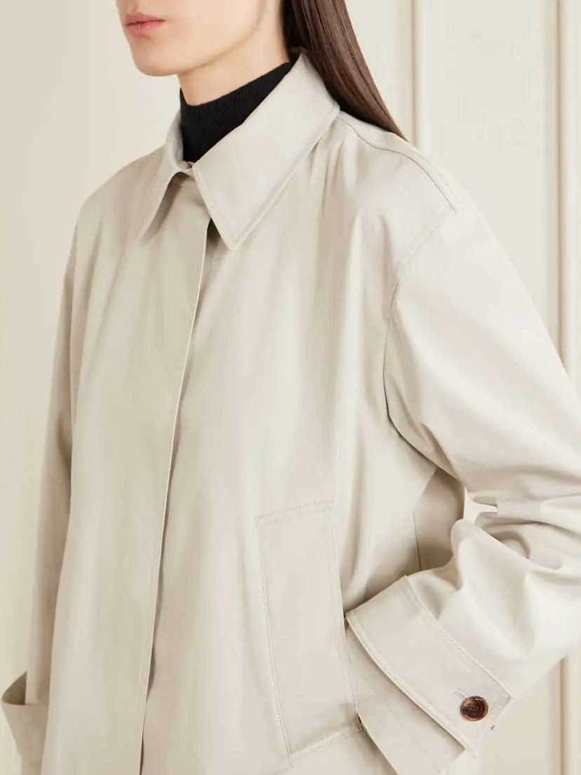 Theory Cotton-blend Gabardine Trench Coat | Thumbnail 4