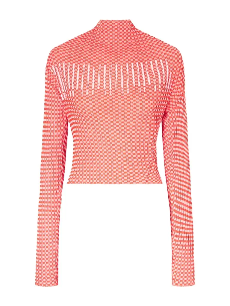 Jean Paul Gaultier Gingham Illusion Woven T-shirt | Image 1 Jean Paul Gaultier Gingham Illusion Woven T-shirt | Image 1