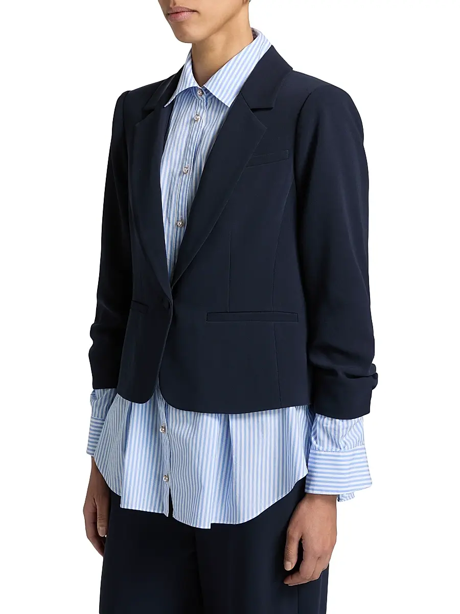 Cinq à Sept Women's Aron Layered Blazer | Thumbnail 4 Cinq à Sept Women's Aron Layered Blazer | Thumbnail 4