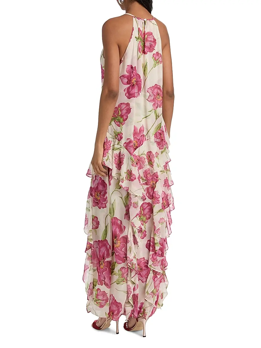Misa Los Angeles Women's Novah Floral Ruffle Maxi Dress | Thumbnail 5 Misa Los Angeles Women's Novah Floral Ruffle Maxi Dress | Thumbnail 5