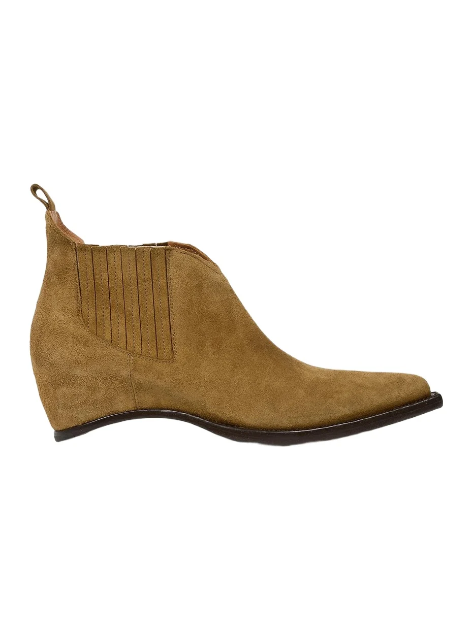 Men's Suede Heel-Less Chelsea Boots Men's Suede Heel-Less Chelsea Boots