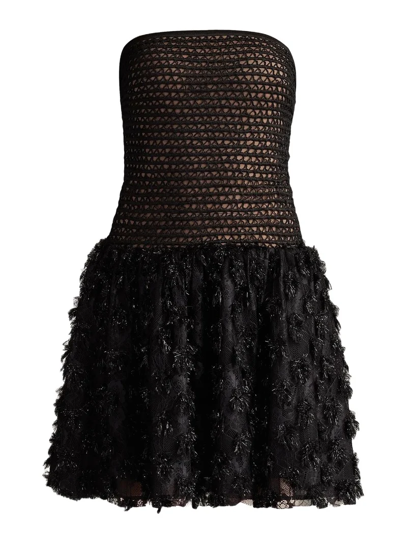 Women's Shimmer-Detailed Strapless Minidress Women's Shimmer-Detailed Strapless Minidress