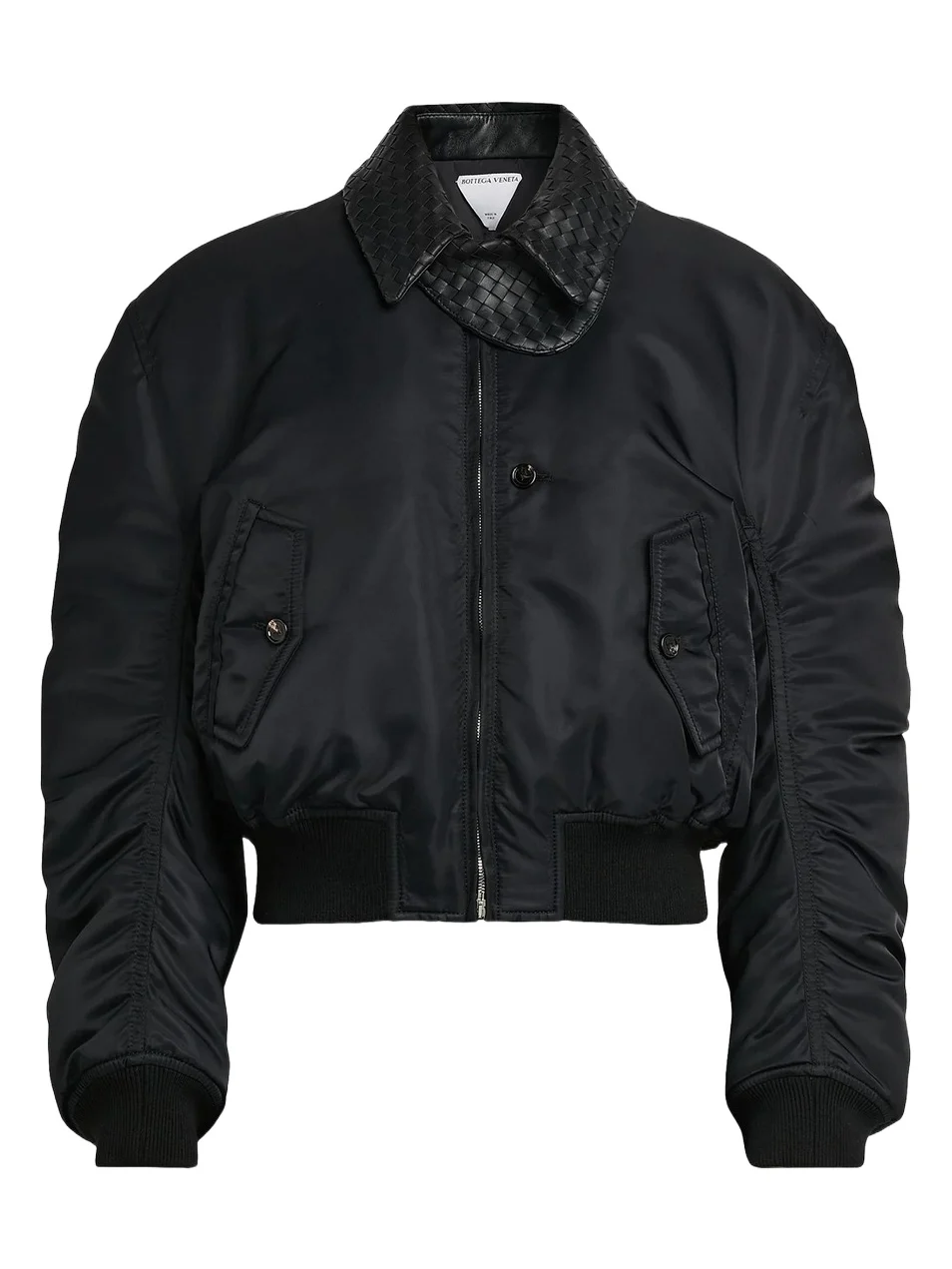 Women's Intrecciato Collar Blouson Jacket Women's Intrecciato Collar Blouson Jacket