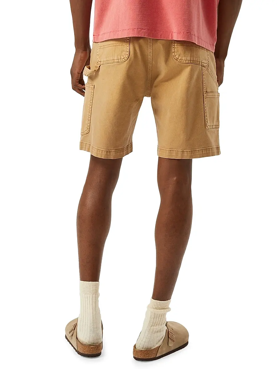 Corridor Men's Denim Painter Shorts - Gold | Thumbnail 3