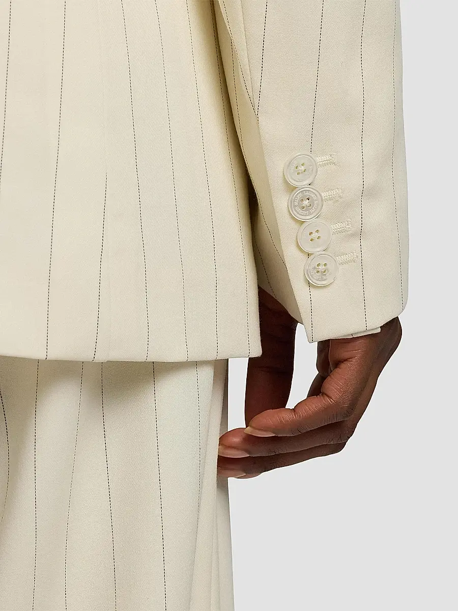 Ralph Lauren Collection Women's Ramona Striped Wool-Blend Jacket | Thumbnail 9