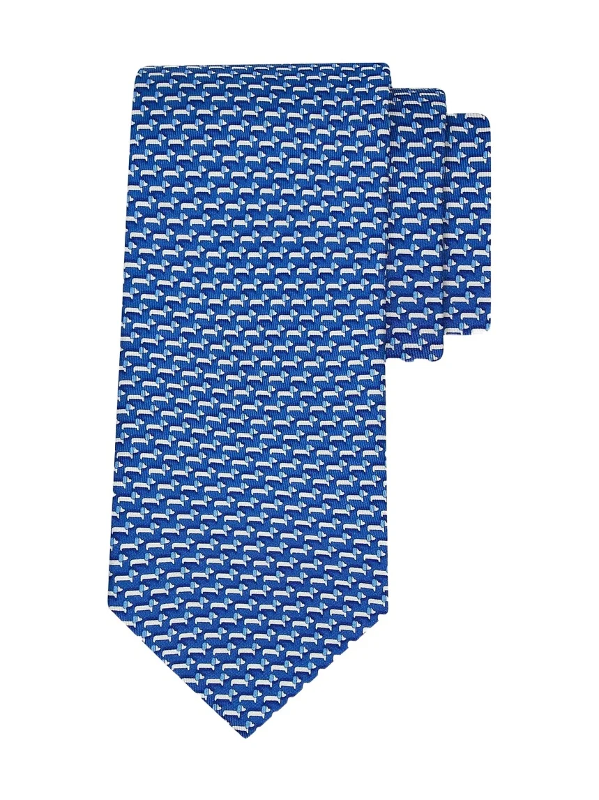 Ferragamo Men's Bubu Dachshunds Silk Tie