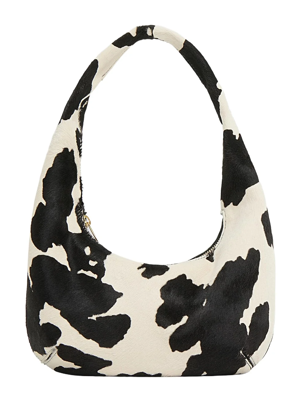 Women's Cow-Print Leather Shoulder Bag Women's Cow-Print Leather Shoulder Bag