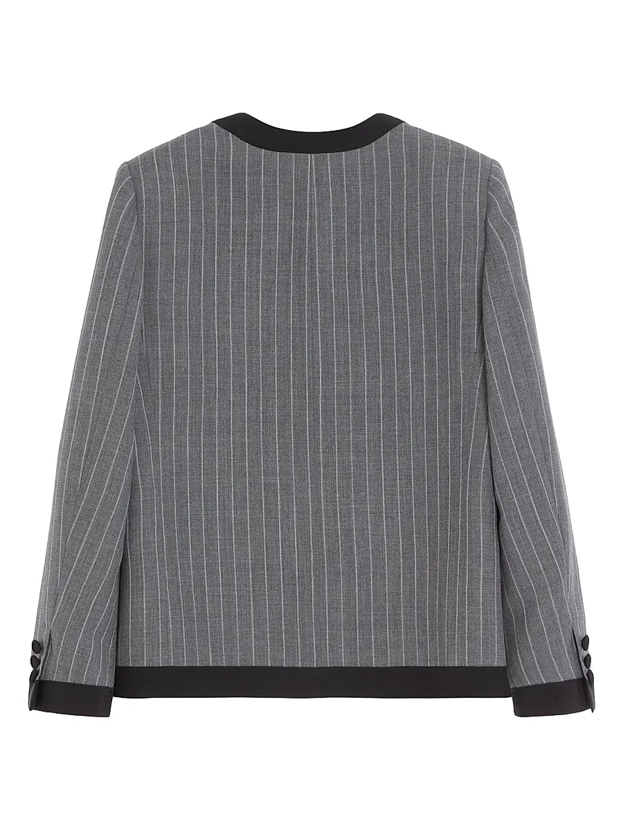 Valentino Men's Pinstripe Jacket | Thumbnail 2 Valentino Men's Pinstripe Jacket | Thumbnail 2