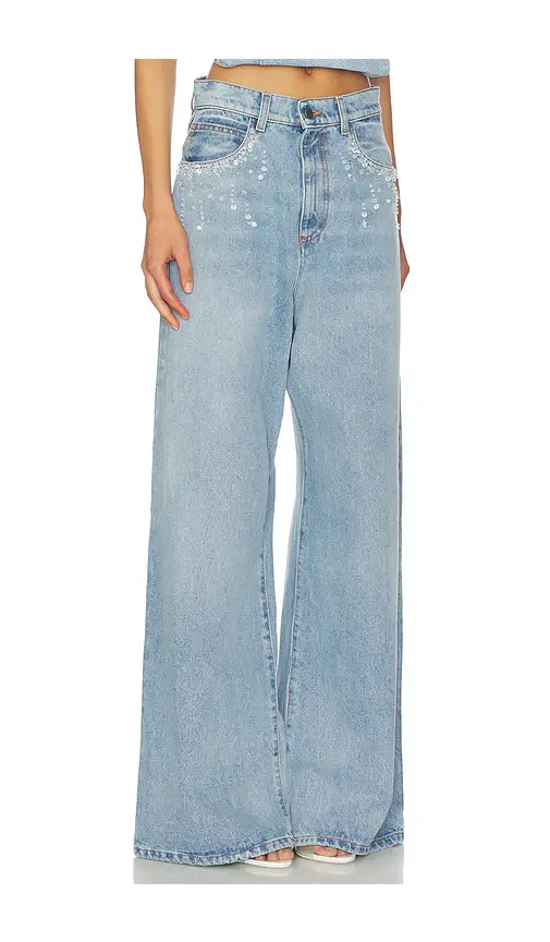 GIUSEPPE DI MORABITO Denim Wide Leg | Thumbnail 2 GIUSEPPE DI MORABITO Denim Wide Leg | Thumbnail 2