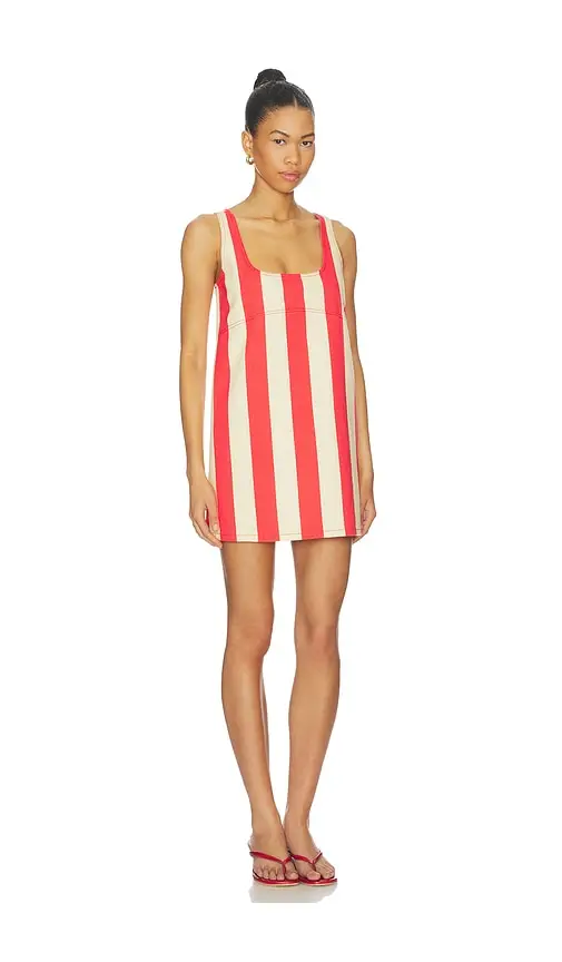 SIMONMILLER Sahara Striped Denim Dress | Thumbnail 2