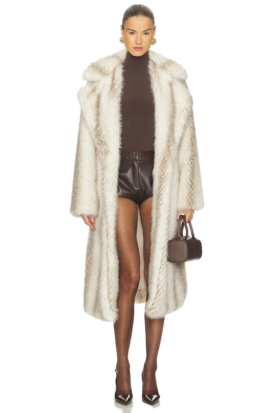 MORE TO COME x Emma Leger Carrie Faux Fur Coat