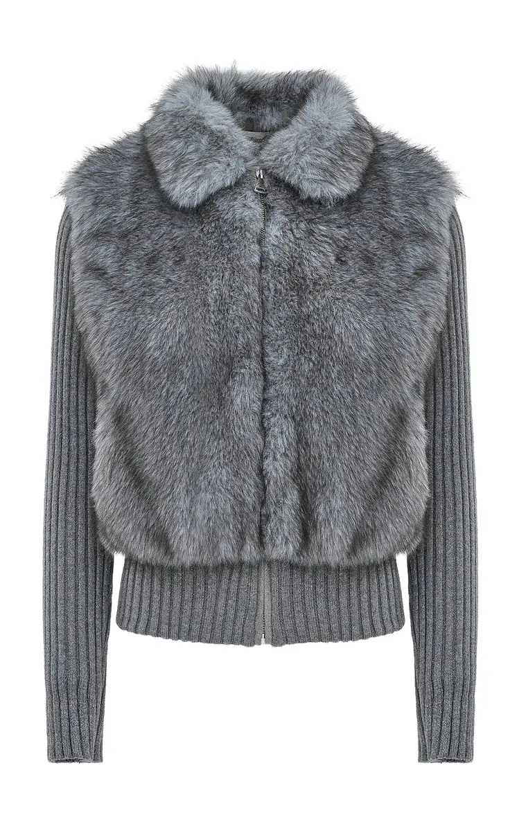 Meti Eco Fur Cardigan