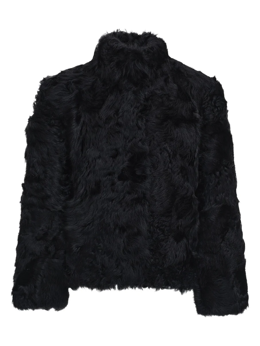 Source Unknown Lyn Shearling Wool Jacket