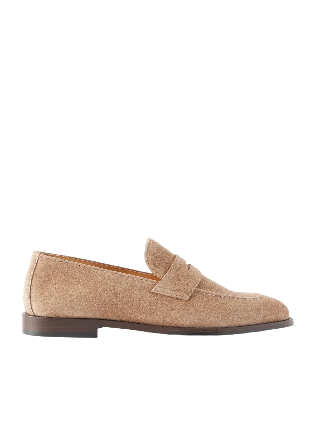 Calf Suede Penny Loafers - Men Calf Suede Penny Loafers - Men