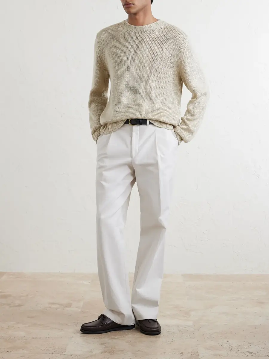 Saman Amel Gio Silk Sweater - Men | Thumbnail 2 Saman Amel Gio Silk Sweater - Men | Thumbnail 2