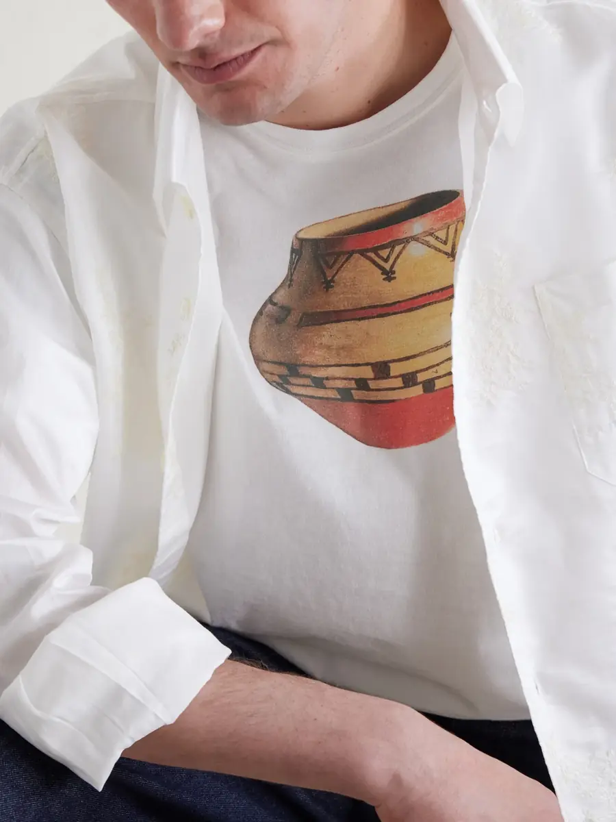 KAPITAL Printed Cotton-Jersey T-Shirt - Men | Thumbnail 5