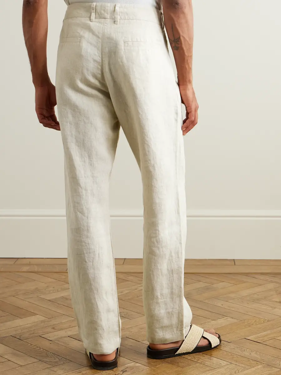 NN07 Aden 1454 Straight-Leg Woven Linen Trousers - Men | Thumbnail 4 NN07 Aden 1454 Straight-Leg Woven Linen Trousers - Men | Thumbnail 4