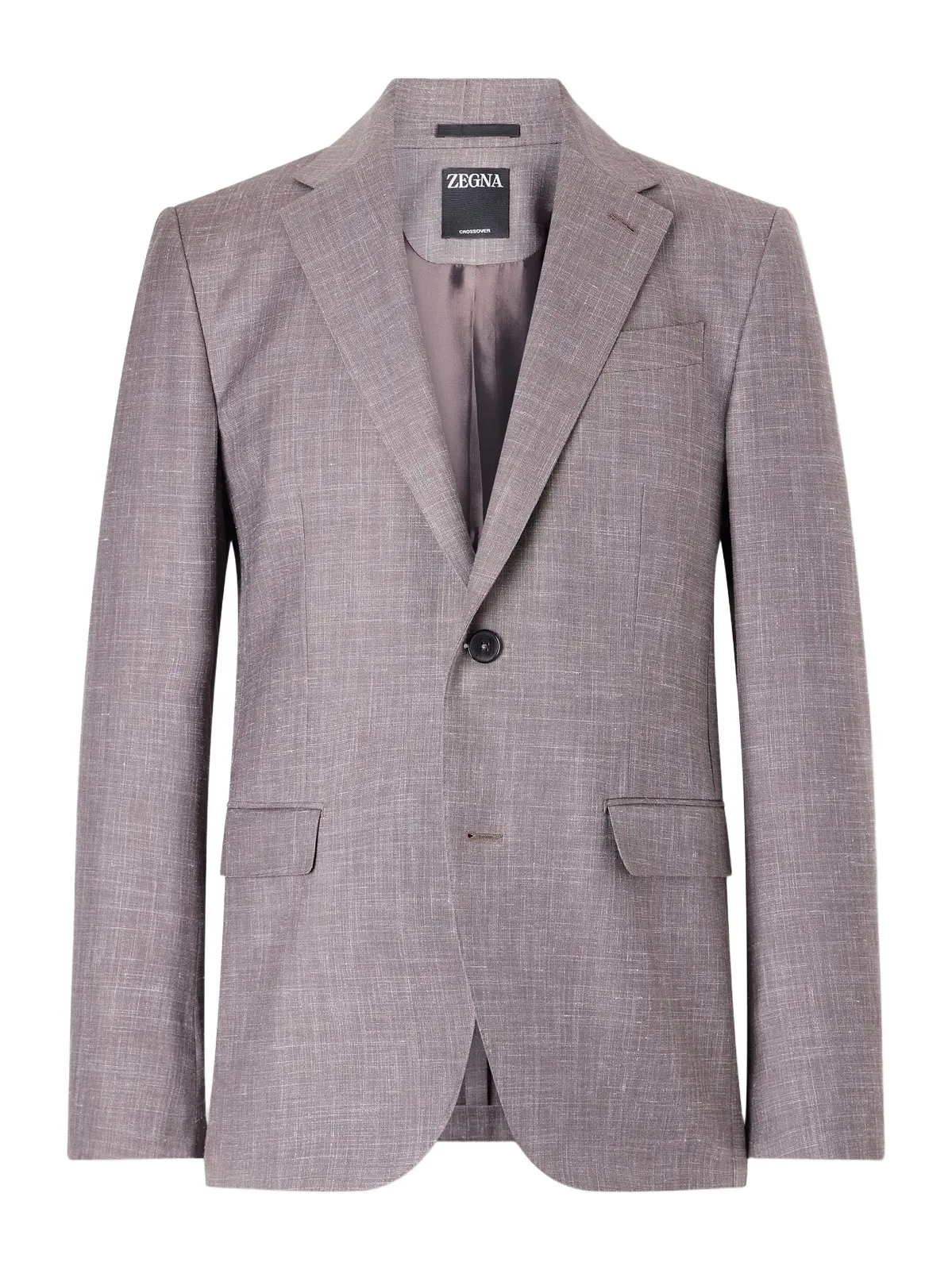 Zegna Prince of Wales Checked Wool, Silk and Linen-Blend Suit Jacket - Men