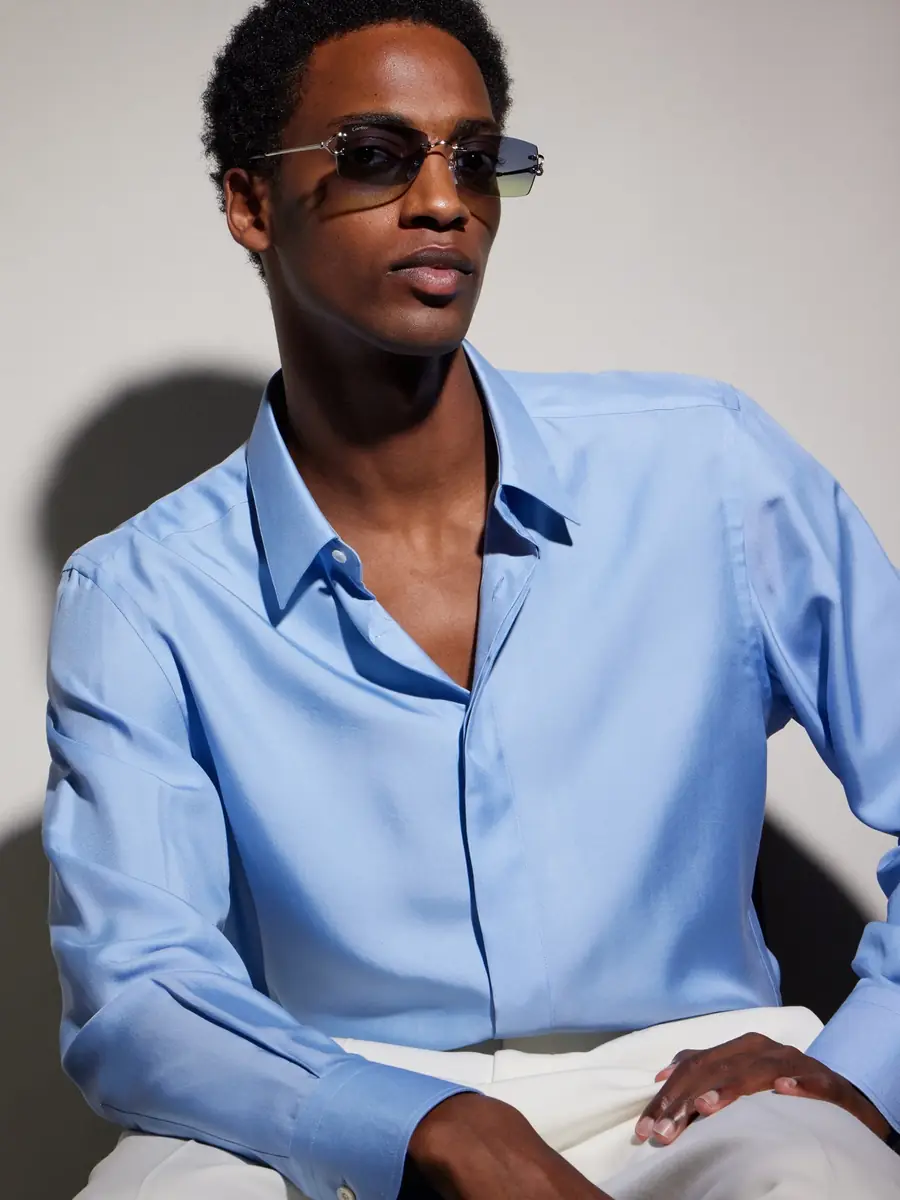 Cartier Eyewear Squared-Frame Metal Sunglasses - Men | Thumbnail 5 Cartier Eyewear Squared-Frame Metal Sunglasses - Men | Thumbnail 5