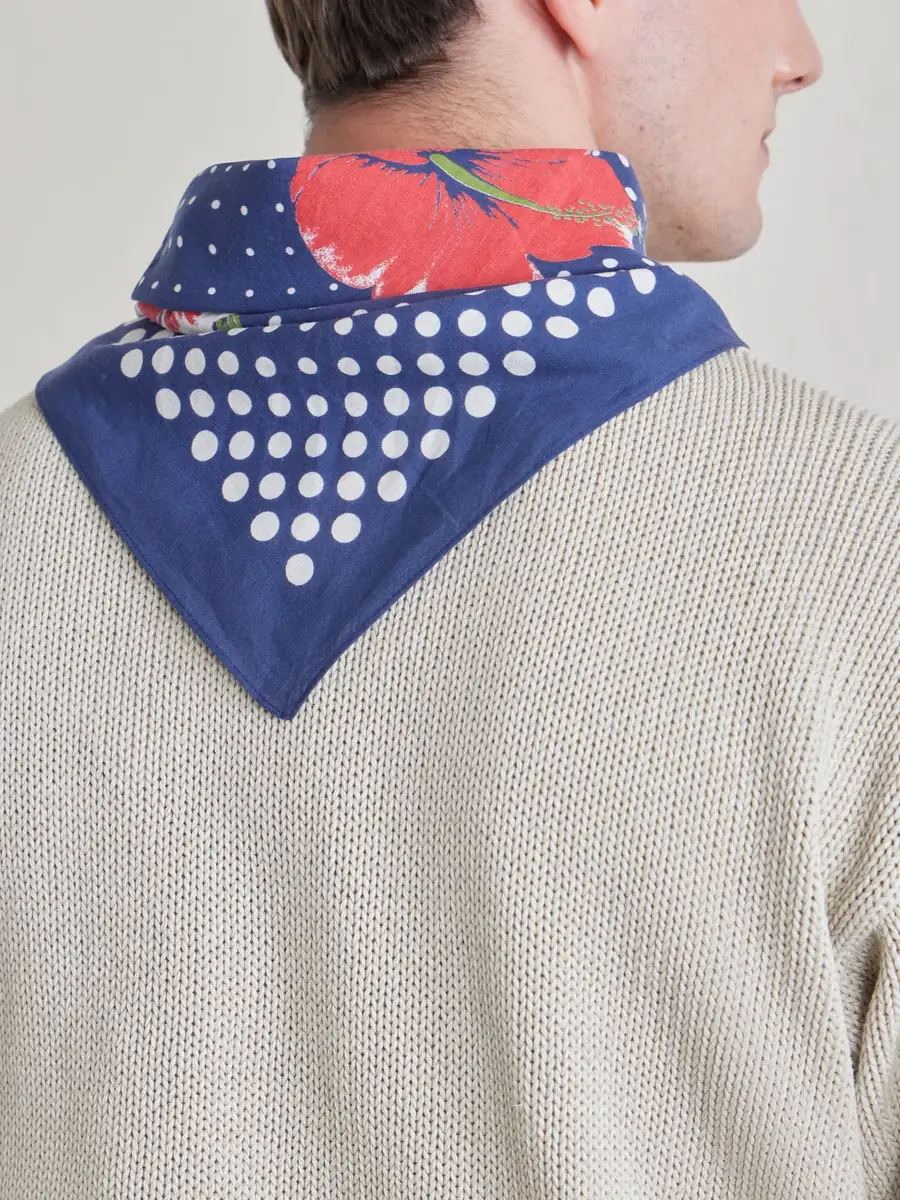 KAPITAL Fastcolor Selvedge Cotton Scarf - Men | Thumbnail 2 KAPITAL Fastcolor Selvedge Cotton Scarf - Men | Thumbnail 2